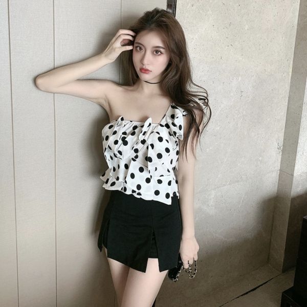 nana fashion womens clothing store irregular ruffles shoulder clavicle shirt temperament design shirt fashion, White
nana fashion womens clothing store irregular ruffles shoulder clavicle shirt temperament design shirt fashion, White