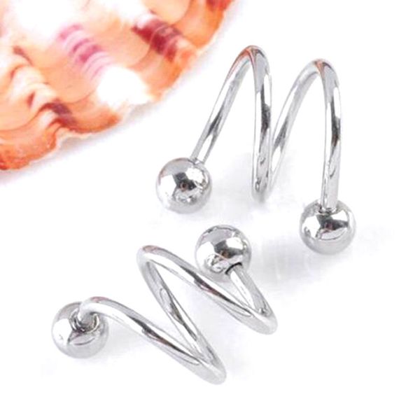 1 pair women men punk fashion spiral helix earrings rock cartilage clip body piercing jewelry 5 colors
1 pair women men punk fashion spiral helix earrings rock cartilage clip body piercing jewelry 5 colors