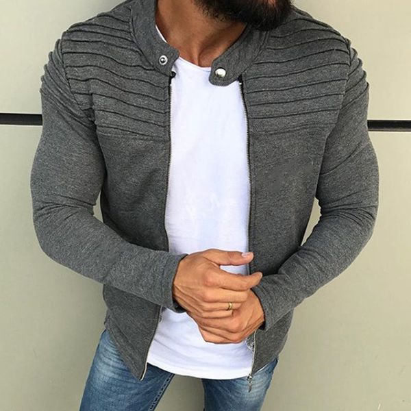 mjartoria mens 2019 new solid color stripe jacket fashion winter fleece streetwear slim fit zipper long sleeve o-neck coat, Black;brown
mjartoria mens 2019 new solid color stripe jacket fashion winter fleece streetwear slim fit zipper long sleeve o-neck coat, Black;brown