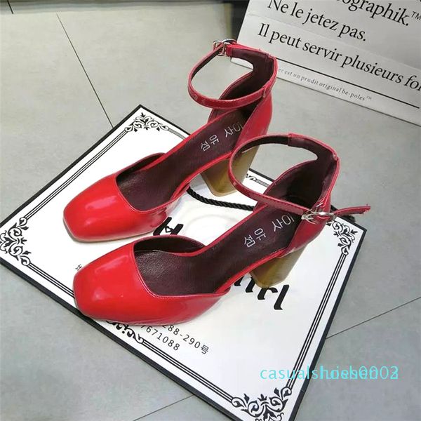 spring wild female sandals shoes high heels gray buckle hollow sandals thick with pointed shoes zapatillas mujer u22-23 c03, Black
spring wild female sandals shoes high heels gray buckle hollow sandals thick with pointed shoes zapatillas mujer u22-23 c03, Black