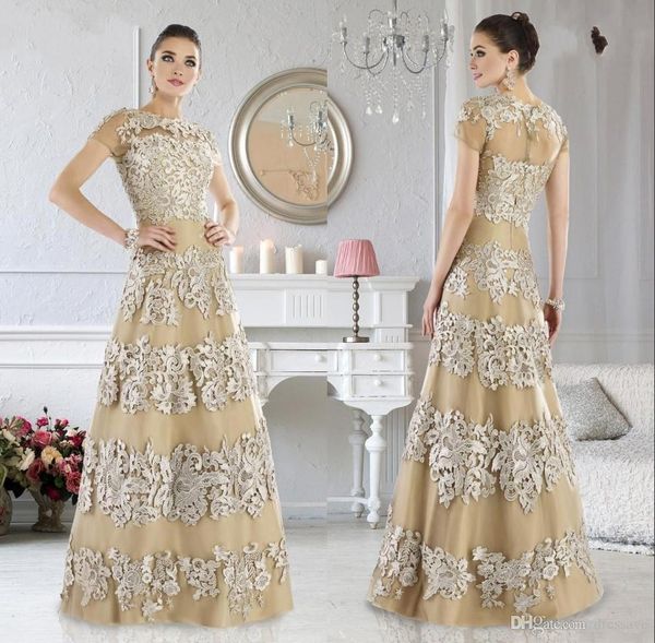 vintage champagne applique mother of the bride groom dresses short sleeves a-line floor length satin women formal evening party gowns, Black;red
vintage champagne applique mother of the bride groom dresses short sleeves a-line floor length satin women formal evening party gowns, Black;red