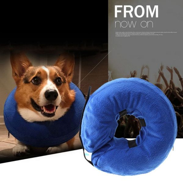 protective inflatable dog cat collar recovery cone with adjustable strap soft plush for pet anti lick biting
protective inflatable dog cat collar recovery cone with adjustable strap soft plush for pet anti lick biting