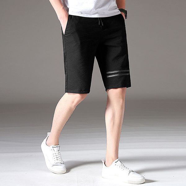 shorts man streetwear casual shorts men elastic waist short pants men for gray green black man summer 2019, White;black
shorts man streetwear casual shorts men elastic waist short pants men for gray green black man summer 2019, White;black