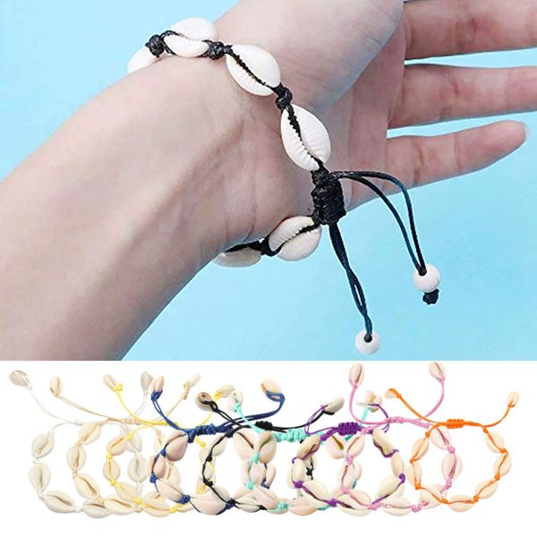 ocean wind friendship bracelet hand knitted shell bracelet anklet female alloy jewelry summer feeling shell f717, Black
ocean wind friendship bracelet hand knitted shell bracelet anklet female alloy jewelry summer feeling shell f717, Black