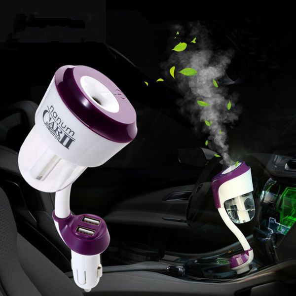 12v portable car air humidifier ii with 2 usb car charger ports air freshener purifier aroma oil diffuser accessories
12v portable car air humidifier ii with 2 usb car charger ports air freshener purifier aroma oil diffuser accessories