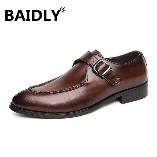 new men dress shoes formal wedding leather shoes brogue business office men's flats oxfords for men, Black
new men dress shoes formal wedding leather shoes brogue business office men's flats oxfords for men, Black