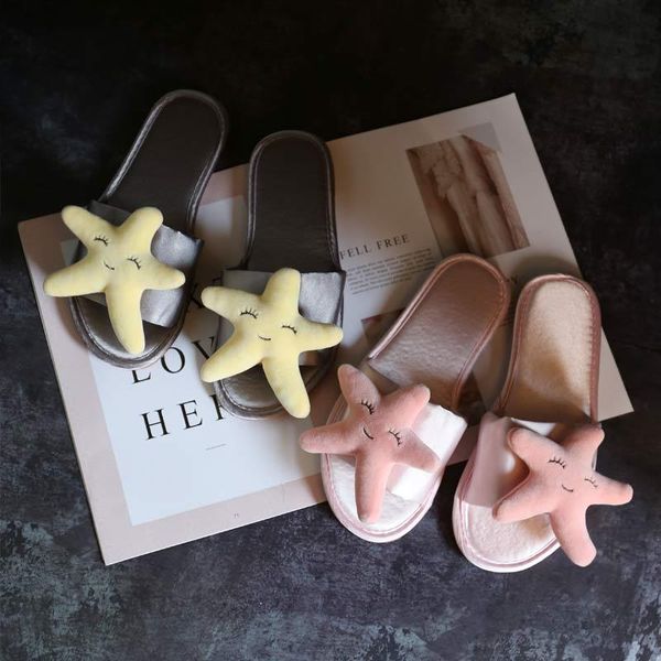 slippers female new cartoon starfish mascot indoor home silk fabrics sandals outer wear flat non-slip shoes fluffy slides, Black
slippers female new cartoon starfish mascot indoor home silk fabrics sandals outer wear flat non-slip shoes fluffy slides, Black