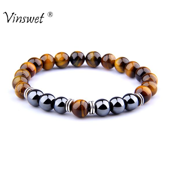 new fashion tiger eye stone bracelet men fashion hematite beads strand bracelet for women charm jewelry pulseira hombres, Black
new fashion tiger eye stone bracelet men fashion hematite beads strand bracelet for women charm jewelry pulseira hombres, Black