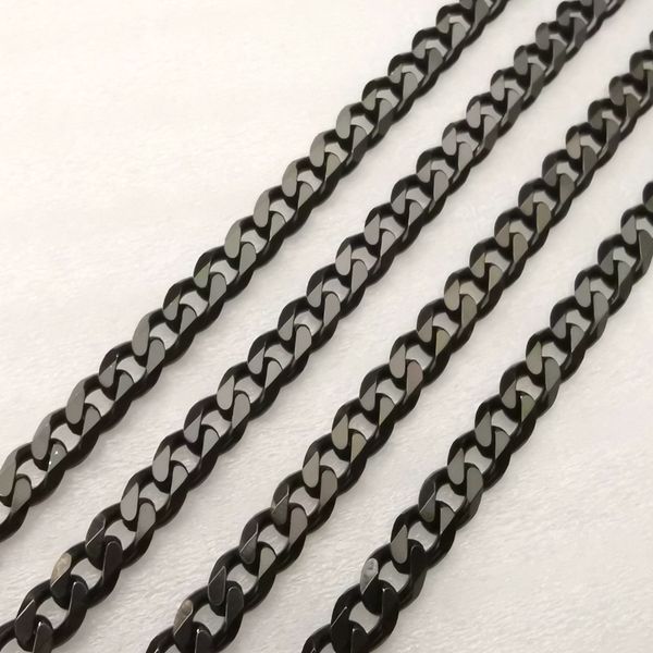 in bulk 5pcs lot 5mm/8mm 24'' stainless steel black smooth curb chain necklace mens fashion cool jewelry gifts gifts, Silver
in bulk 5pcs lot 5mm/8mm 24'' stainless steel black smooth curb chain necklace mens fashion cool jewelry gifts gifts, Silver