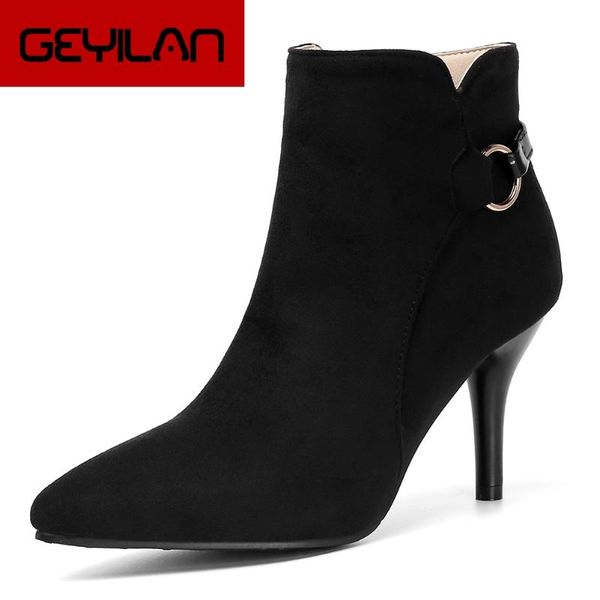 2019 fashion dropship plus size 30-48 zip up ankle boots women shoes thin high heels lady shoes woman boots female, Black
2019 fashion dropship plus size 30-48 zip up ankle boots women shoes thin high heels lady shoes woman boots female, Black