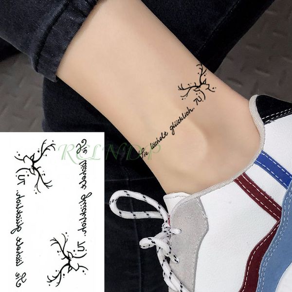 waterproof temporary tattoo sticker antlers words letter sentence tatto stickers flash tatoo fake tattoos for kid men women
waterproof temporary tattoo sticker antlers words letter sentence tatto stickers flash tatoo fake tattoos for kid men women