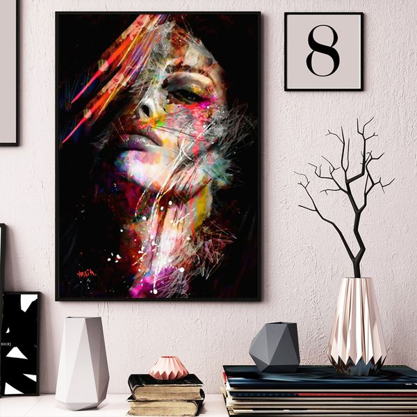 abstract wall art canvas oil painting woman face colorful wall pictures poster prints for l aisle living room home decor art
abstract wall art canvas oil painting woman face colorful wall pictures poster prints for l aisle living room home decor art
