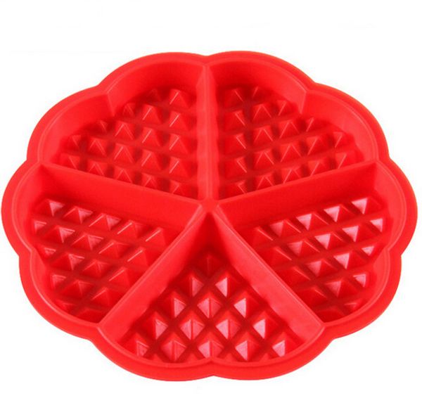 1 x heart-shaped waffles mold 5-cavity bundt oven muffins baking mould cake pan silicone mold tool
1 x heart-shaped waffles mold 5-cavity bundt oven muffins baking mould cake pan silicone mold tool