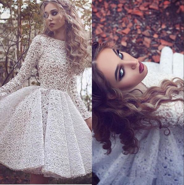 arabic white lace long sleeves a line cocktail party dresses high neck knee length short prom gowns custom formal evening dress ba3645, Black
arabic white lace long sleeves a line cocktail party dresses high neck knee length short prom gowns custom formal evening dress ba3645, Black