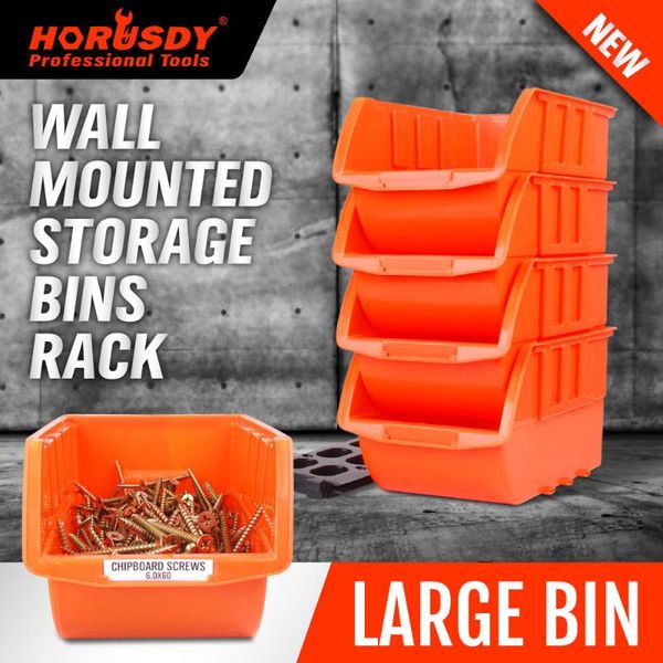 horusdy 4pcs parts storage bins tool organizer rack box workshop tray with wall mounted board tool for car parts finishing
horusdy 4pcs parts storage bins tool organizer rack box workshop tray with wall mounted board tool for car parts finishing