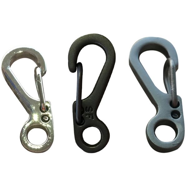 1pc hanging buckle backpack clasps climbing carabiner spring snap clip karabiner hook sf keychain alloy tactical survival gear, Silver
1pc hanging buckle backpack clasps climbing carabiner spring snap clip karabiner hook sf keychain alloy tactical survival gear, Silver