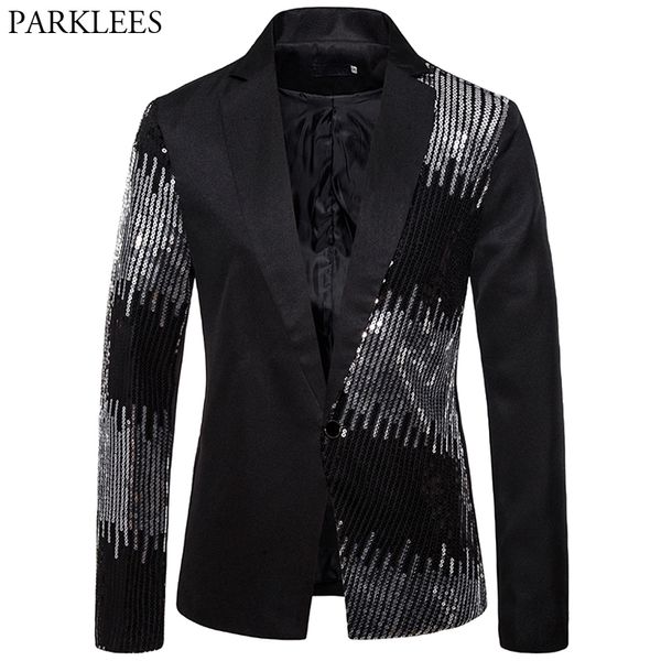black blazers men sequin jacket glitter patchwork men blazer slim fit suit jacket party mens stage jackets man coat suit 2xl, White;black
black blazers men sequin jacket glitter patchwork men blazer slim fit suit jacket party mens stage jackets man coat suit 2xl, White;black