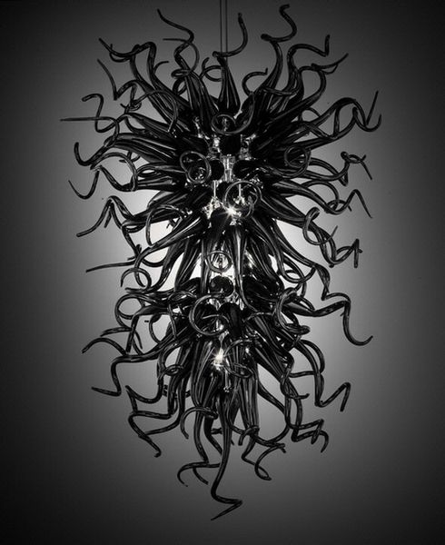black chihuly chandeliers energy saving light fixture custom blown glass pendant light for decoration
black chihuly chandeliers energy saving light fixture custom blown glass pendant light for decoration