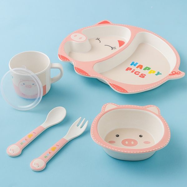 eleg-5-piece baby cutlery set bamboo fiber cute cartoon children feeding tableware flatware sets
eleg-5-piece baby cutlery set bamboo fiber cute cartoon children feeding tableware flatware sets