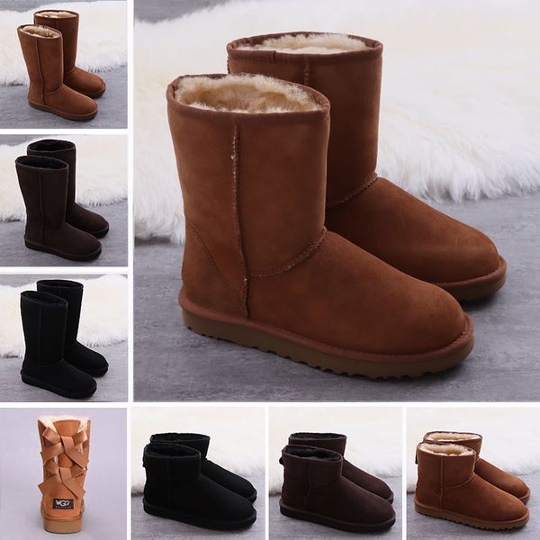 Top Quality WGG Genuine Leather Sheepskin Suede Knee Half Boots Ankle Boots Australia Classic Fashion Black Grey Women girl Winter Snow Boot
Top Quality WGG Genuine Leather Sheepskin Suede Knee Half Boots Ankle Boots Australia Classic Fashion Black Grey Women girl Winter Snow Boot
