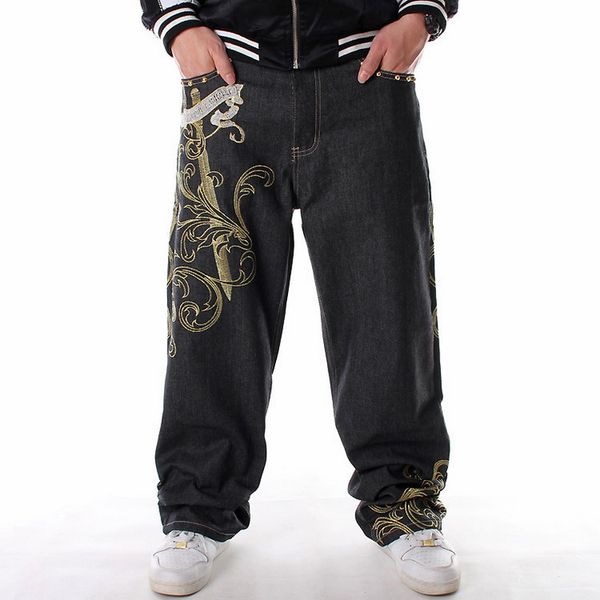 men denim pants loose streetwears hip hop jeans casual embroidery skateboard baggy jeans pants for men plus size jean trousers, Blue
men denim pants loose streetwears hip hop jeans casual embroidery skateboard baggy jeans pants for men plus size jean trousers, Blue