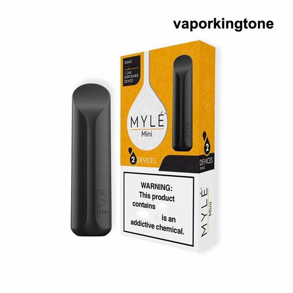 MYLE Mini by Myle Vapor 2pcs Disposable Vape Device Pod Starter Kit 320 Puffs 1.2ml Cartridge Pods Vape Pen With 9 Colors
MYLE Mini by Myle Vapor 2pcs Disposable Vape Device Pod Starter Kit 320 Puffs 1.2ml Cartridge Pods Vape Pen With 9 Colors