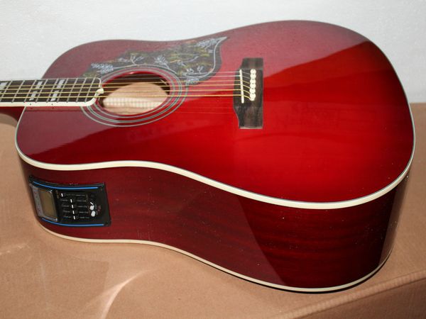 Acou tic guitar very beautiful new red wine electric guitar acou tic guitar with hipping
Acou tic guitar very beautiful new red wine electric guitar acou tic guitar with hipping