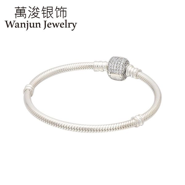 charm bracelets wanjun jewelry 100%925 silver fashion exquisite full of crystals shiny head snake bones chain gift send friends, Golden;silver
charm bracelets wanjun jewelry 100%925 silver fashion exquisite full of crystals shiny head snake bones chain gift send friends, Golden;silver