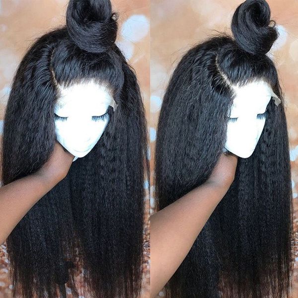 preplucked lace front wig kinky straight brazilian 13x6 lace front human hair wigs glueless full lace wigs for women hairline bleached, Black
preplucked lace front wig kinky straight brazilian 13x6 lace front human hair wigs glueless full lace wigs for women hairline bleached, Black