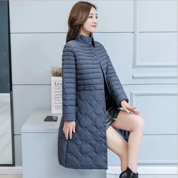 winter jacket women thin section in the long paragraph parka autumn winter tide stand collar slim large size down cotton women, Black
winter jacket women thin section in the long paragraph parka autumn winter tide stand collar slim large size down cotton women, Black