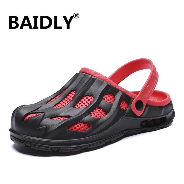 summer men sandals beach men slippers jelly shoes men's lightweight garden sandals male water shoes, Black
summer men sandals beach men slippers jelly shoes men's lightweight garden sandals male water shoes, Black