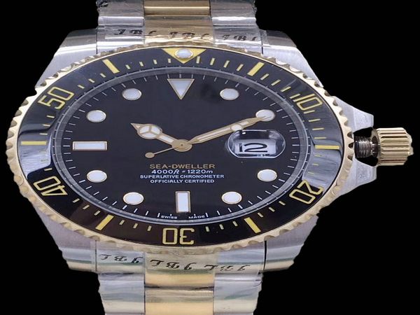 mens watch deep ceramic bezel sea-dweller sapphire cystal stainless steel with glide lock clasp automatic mechanical mens watches, Slivery;brown
mens watch deep ceramic bezel sea-dweller sapphire cystal stainless steel with glide lock clasp automatic mechanical mens watches, Slivery;brown