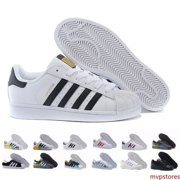 superstar original white hologram iridescent junior gold superstars sneakers originals super star women men sport running shoes 36-45
superstar original white hologram iridescent junior gold superstars sneakers originals super star women men sport running shoes 36-45