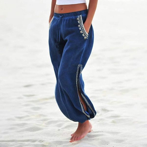 women pants summer crochet casual split hollow out solid loose beach long pants trousers fashion woman cover up, Black;white
women pants summer crochet casual split hollow out solid loose beach long pants trousers fashion woman cover up, Black;white