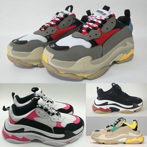 Мода Paris 17FW Triple-S Тапки Triple S Открытый Повседневная Папа Обувь Белый Коричневый Сер
Мода Paris 17FW Triple-S Тапки Triple S Открытый Повседневная Папа Обувь Белый Коричневый Сер