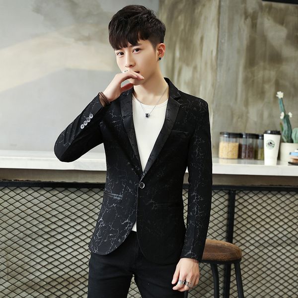 2019 brand casual jacket 3 color masculino men's slim fit blazer black coat fashion one button red suits ng size 3xl, White;black
2019 brand casual jacket 3 color masculino men's slim fit blazer black coat fashion one button red suits ng size 3xl, White;black