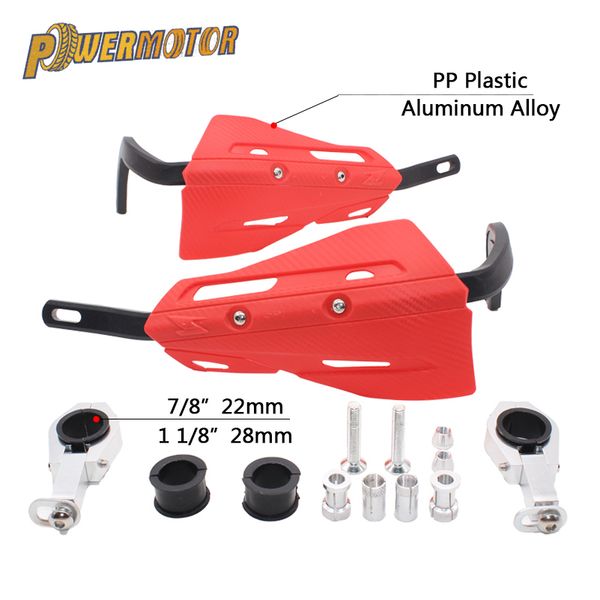 powermotor motorcycle handguard hand guards dirt bike universal 7/8" 22mm or 1-1/8 28mm handlebar for cr crf yzf kxf supermoto
powermotor motorcycle handguard hand guards dirt bike universal 7/8" 22mm or 1-1/8 28mm handlebar for cr crf yzf kxf supermoto
