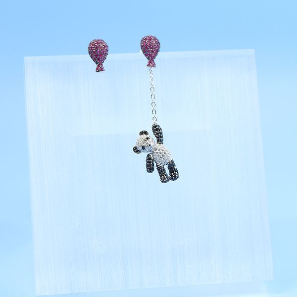 jewelry s925 sterling silver plated earrings panda air balloon asymmetrical charm stud earrings for women fashion, Golden
jewelry s925 sterling silver plated earrings panda air balloon asymmetrical charm stud earrings for women fashion, Golden