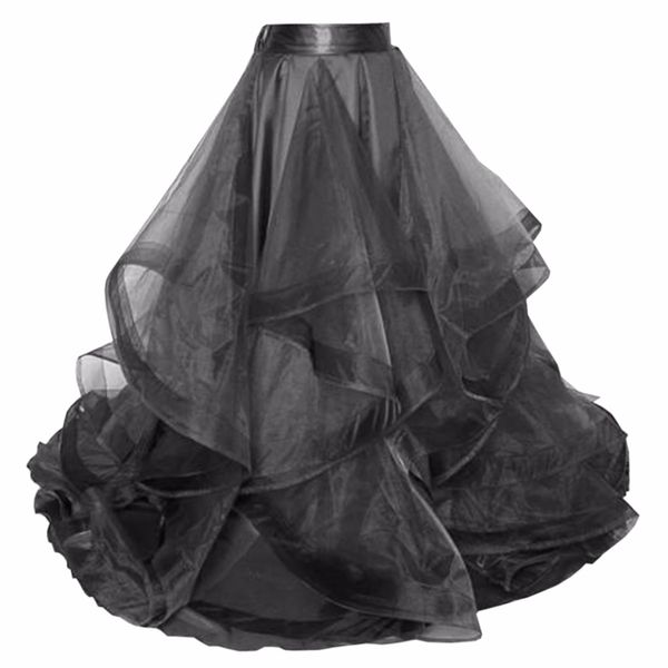 chic black puffy organza long skirts for bridal to wedding with ruffles tiered custom made zipper female skirt fashion
chic black puffy organza long skirts for bridal to wedding with ruffles tiered custom made zipper female skirt fashion