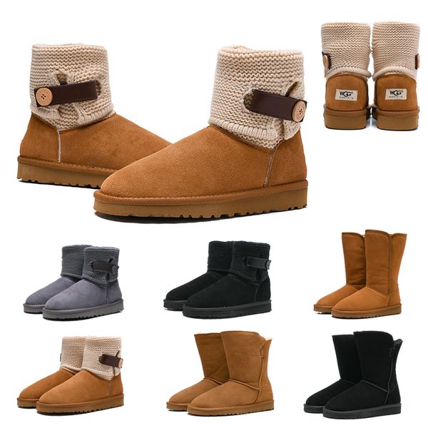 2019 Fashion Australia Classic designer FOR women Snow Boots WGG short kneel boots GREY Short Winter Boots Crystal Butto POPULAR US5-10
2019 Fashion Australia Classic designer FOR women Snow Boots WGG short kneel boots GREY Short Winter Boots Crystal Butto POPULAR US5-10