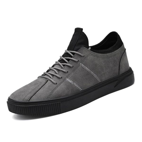men's casual comfortable breathable footwear male students solid color outdoor shoes lace-up low- sneakers erkek ayakkabi, Black
men's casual comfortable breathable footwear male students solid color outdoor shoes lace-up low- sneakers erkek ayakkabi, Black