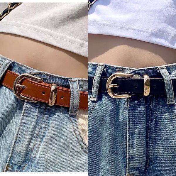 ins style belt women's simple all-match and jeans pin jeans pin buckle decorative belt, Black;brown
ins style belt women's simple all-match and jeans pin jeans pin buckle decorative belt, Black;brown