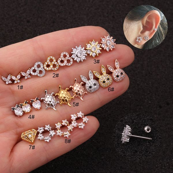 tragus helix bar ball stainless steelrabbit turtle animal stud cartilage ear piercing body jewelry, Slivery;golden
tragus helix bar ball stainless steelrabbit turtle animal stud cartilage ear piercing body jewelry, Slivery;golden