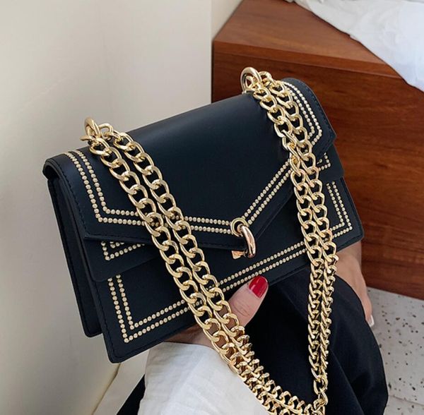 elegant female flap square bag 2019 fashion new leather women's designer handbag lock chain shoulder messenger bag
elegant female flap square bag 2019 fashion new leather women's designer handbag lock chain shoulder messenger bag