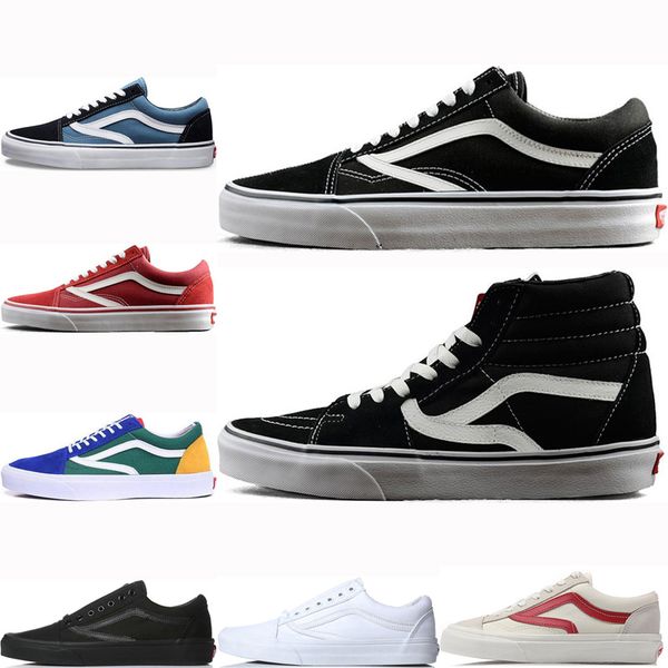 old skool fashion men women canvas shoes triple black white red blue designer skateboarding men trainers sport sneakers 36-44
old skool fashion men women canvas shoes triple black white red blue designer skateboarding men trainers sport sneakers 36-44