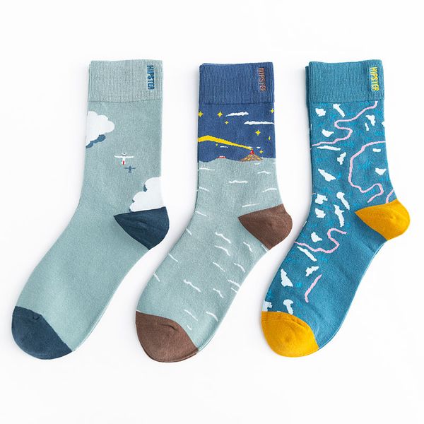 painting style men socks 100 cotton harajuku colorful full socks men standard 1 pair size 35-43, Black
painting style men socks 100 cotton harajuku colorful full socks men standard 1 pair size 35-43, Black