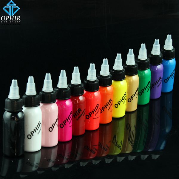 ophir 12 colors airbrush inks for nail art 30ml/bottle nail painting pigment inks bright-coloured airbrushing tools_ta100
ophir 12 colors airbrush inks for nail art 30ml/bottle nail painting pigment inks bright-coloured airbrushing tools_ta100