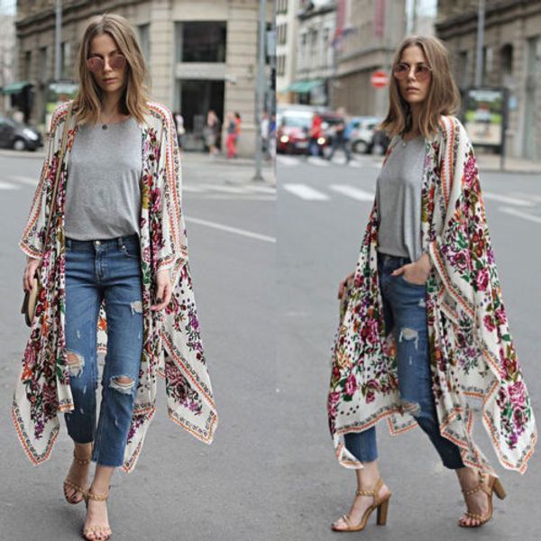 boho урожай женщины дама хлопок повседневных блузы цветочной сыпучая шаль кимоно кардиган шифоновых куртки пальто блуза одежда, White
boho урожай женщины дама хлопок повседневных блузы цветочной сыпучая шаль кимоно кардиган шифоновых куртки пальто блуза одежда, White