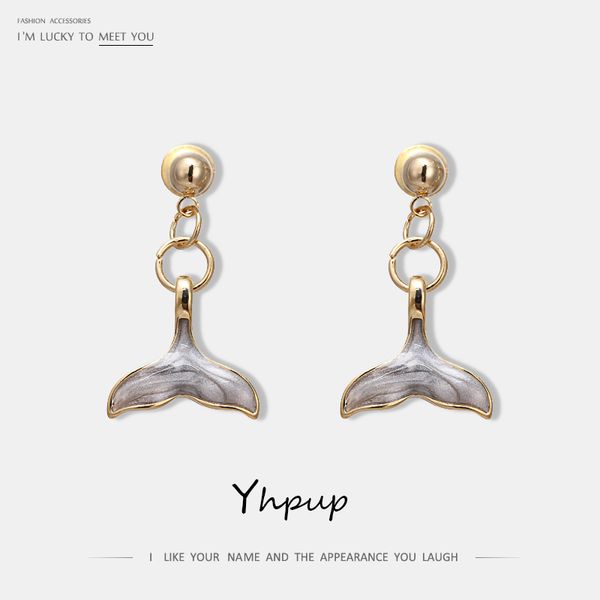 yhpup trendy romantic mermaid enamel dangle earrings exquisite fish tail 16 k earrings s925 silver for women party jewelry gift
yhpup trendy romantic mermaid enamel dangle earrings exquisite fish tail 16 k earrings s925 silver for women party jewelry gift