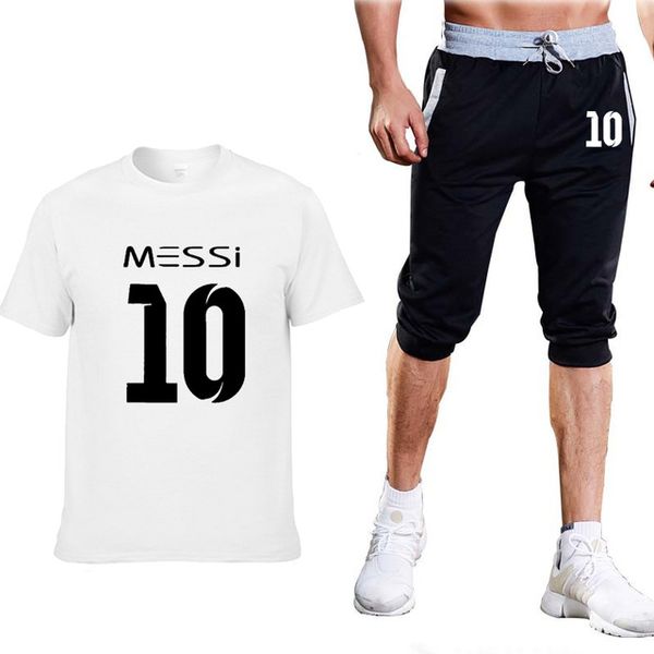 new 2020 summer for messi 10 printed short sleeve cotton mens crew neck casual fashion solid color t-shirt+pants suit 2pcs
new 2020 summer for messi 10 printed short sleeve cotton mens crew neck casual fashion solid color t-shirt+pants suit 2pcs
